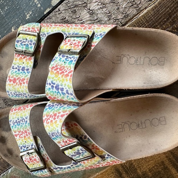 💥 BOGO 💥 Corky’s Beach Babe Sandal in Rainbow Leopard 11 - Picture 6 of 9